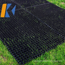 Anti-Slip Safety Rubber Grass Protection Honeycomb Mat with Holes